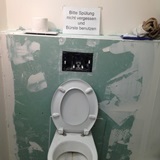 Sanitärröhre Einbau WC